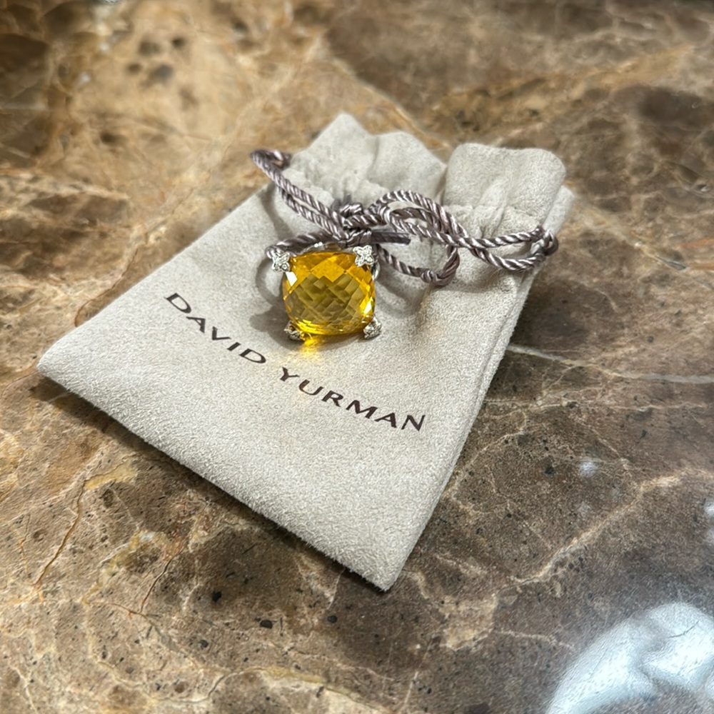 David Yurman cushion 20mm ring size 7